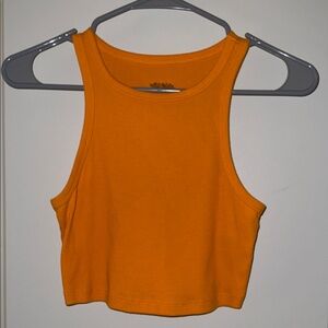 Wild Fable Bright Orange Crop Top